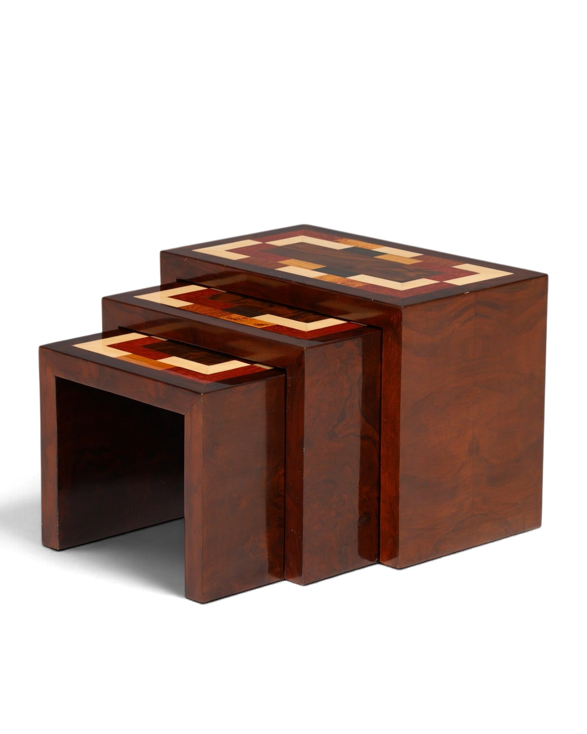 Traumhafte Art Deco Stil Beistelltische 3er Satz Ablagetisch Couchtisch Set
