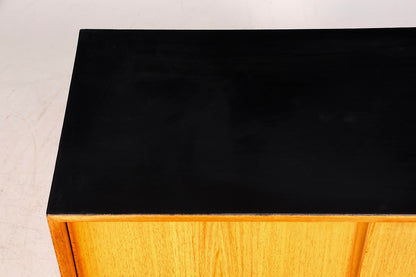 Traumhafter Mid Century Schrank Teak Holz Schiebetür Kommode Sideboard Flurschrank