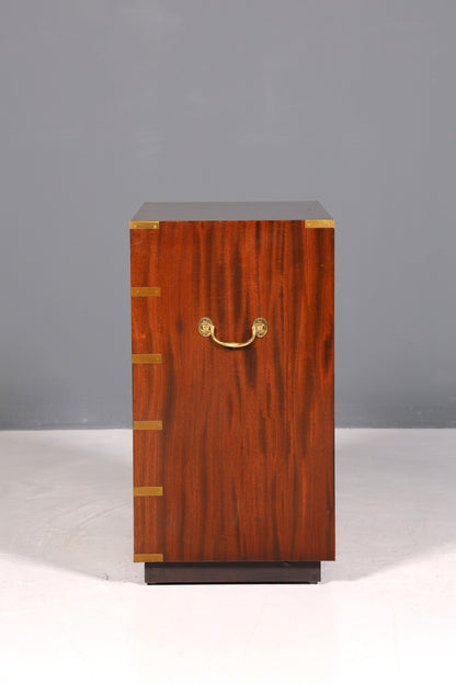Traumhafte Englische Kommode Maritime Schiffs Kommode Englisch Antik Schrank Military Chest