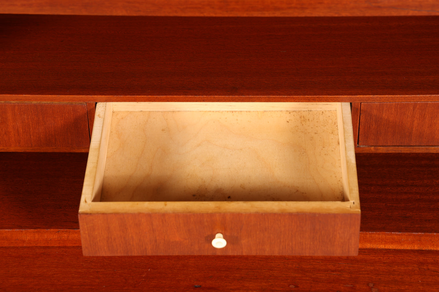 Wunderschöner Mid Century Schrank Bücherregal Vintage Sekretär Highboard Holz Regal Bookshelf