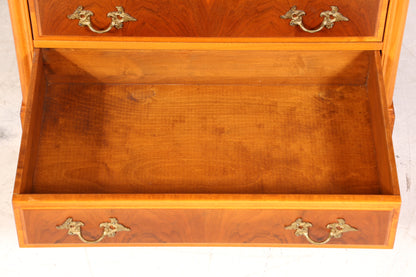 Traumhafte Englische Eibe Kommode echt Holz Vertiko Antik 60er Jahre Schubladenkommode