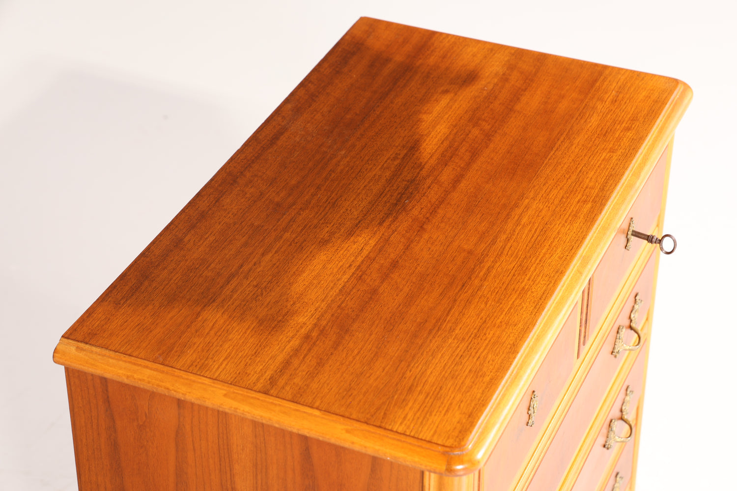 Traumhafte Englische Eibe Kommode echt Holz Vertiko Antik 60er Jahre Schubladenkommode