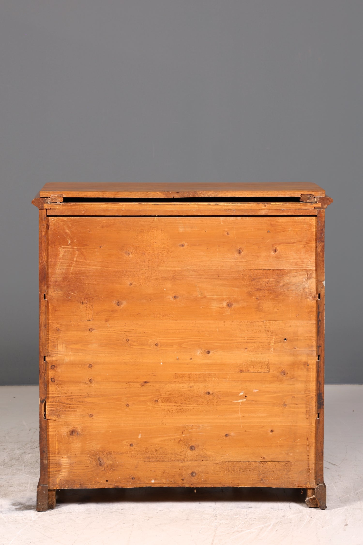 Stilvoller Biedermeier Sekretär um 1860 Vertiko Antik Kommode Louis Philippe Schreibkommode