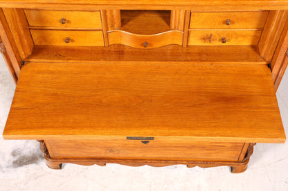 Stilvoller Biedermeier Sekretär um 1860 Vertiko Antik Kommode Louis Philippe Schreibkommode