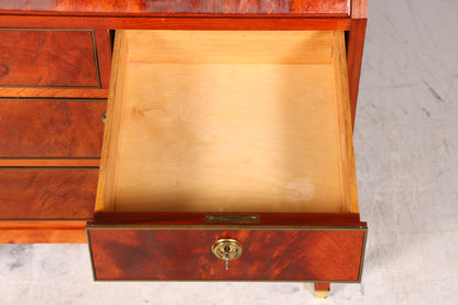 Stilvoller Sekretär im Louis Seize Stil Büro Kommode Empire Englisch Schreibkommode Schreibtisch