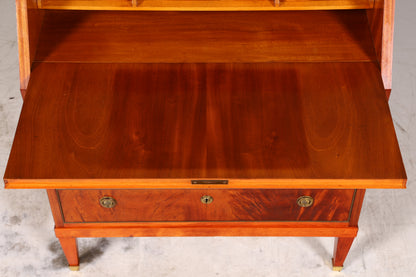 Stilvoller Sekretär im Louis Seize Stil Büro Kommode Empire Englisch Schreibkommode Schreibtisch