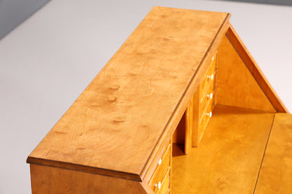 Traumhafter Sekretär um 1946 Büro Kommode echt Holz Schreibtisch Bürokommode