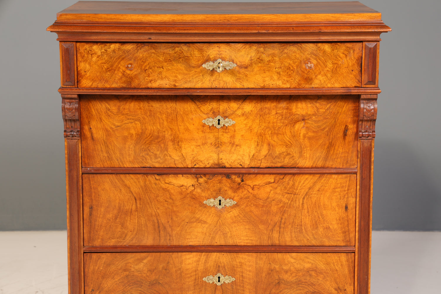 Wunderschöne Louis Philippe Kommode Gründerzeit Vertiko Schubladen Kommode Chiffoniere um 1880