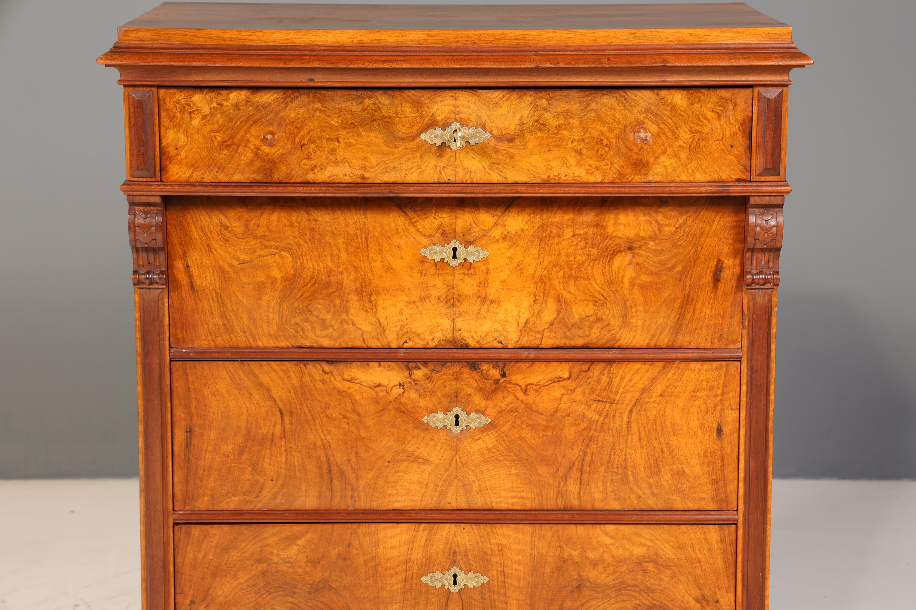 Wunderschöne Louis Philippe Kommode Gründerzeit Vertiko Schubladen Kommode Chiffoniere um 1880