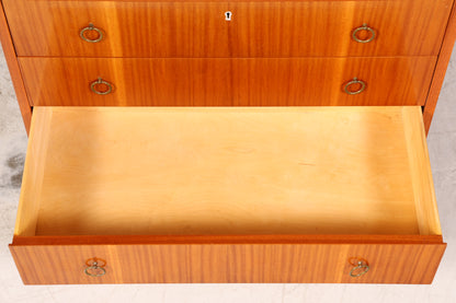 Stilvoller Mid Century Rollladen Sekretär echt Holz Büro Schrank Vintage Schreibkommode