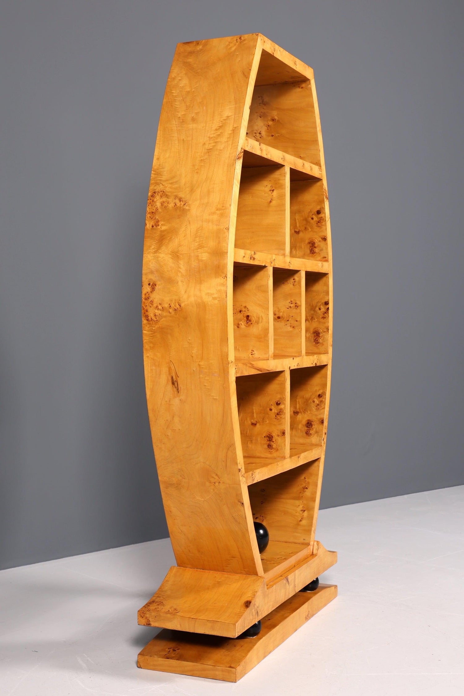 Beeindruckendes Art Deco Stil Bücherregal Birke Luxus Möbel Kult Schrankregal
