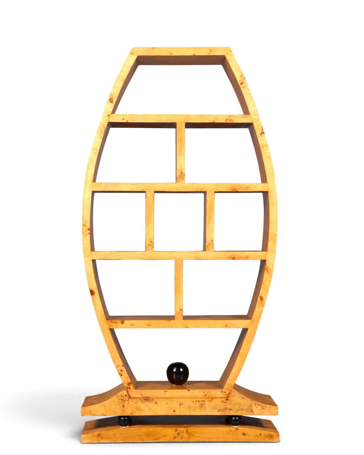 Beeindruckendes Art Deco Stil Bücherregal Birke Luxus Möbel Kult Schrankregal