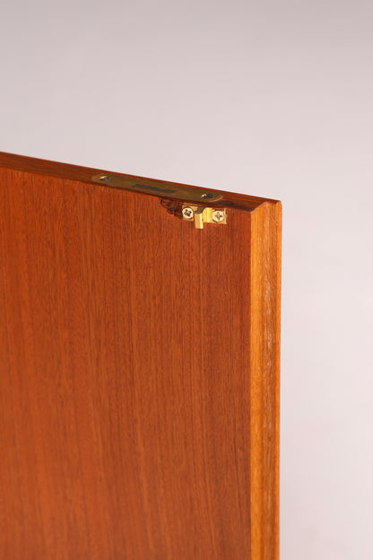 Traumhaftes Mid Century Regal Teak Holz Schrank Danish Design Retro Kommode Vintage Bücherregal 60er Jahre 2 von 2