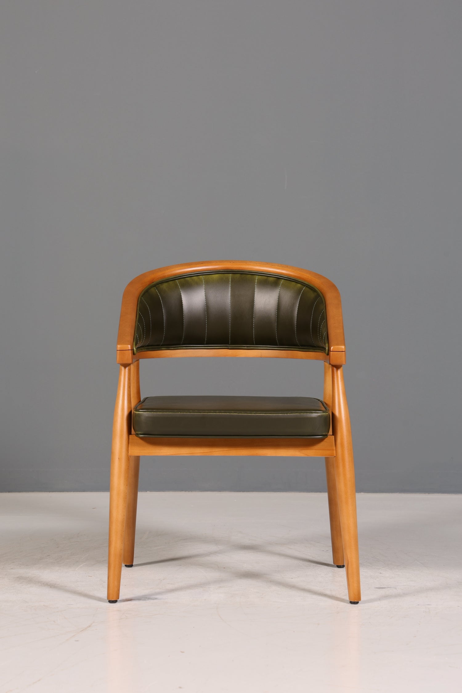 Edler Korbgeflecht Esszimmer Stuhl &quot;Malibu Plus Green&quot; Küchenstuhl Armlehnstuhl Buche Sekretär Stuhl