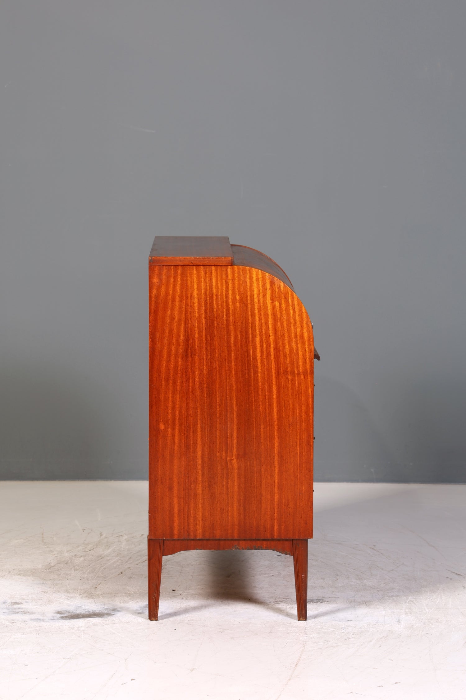 Traumhafter Mid Century Rollladen Sekretär Danish Design echt Holz Rollladen Kommode