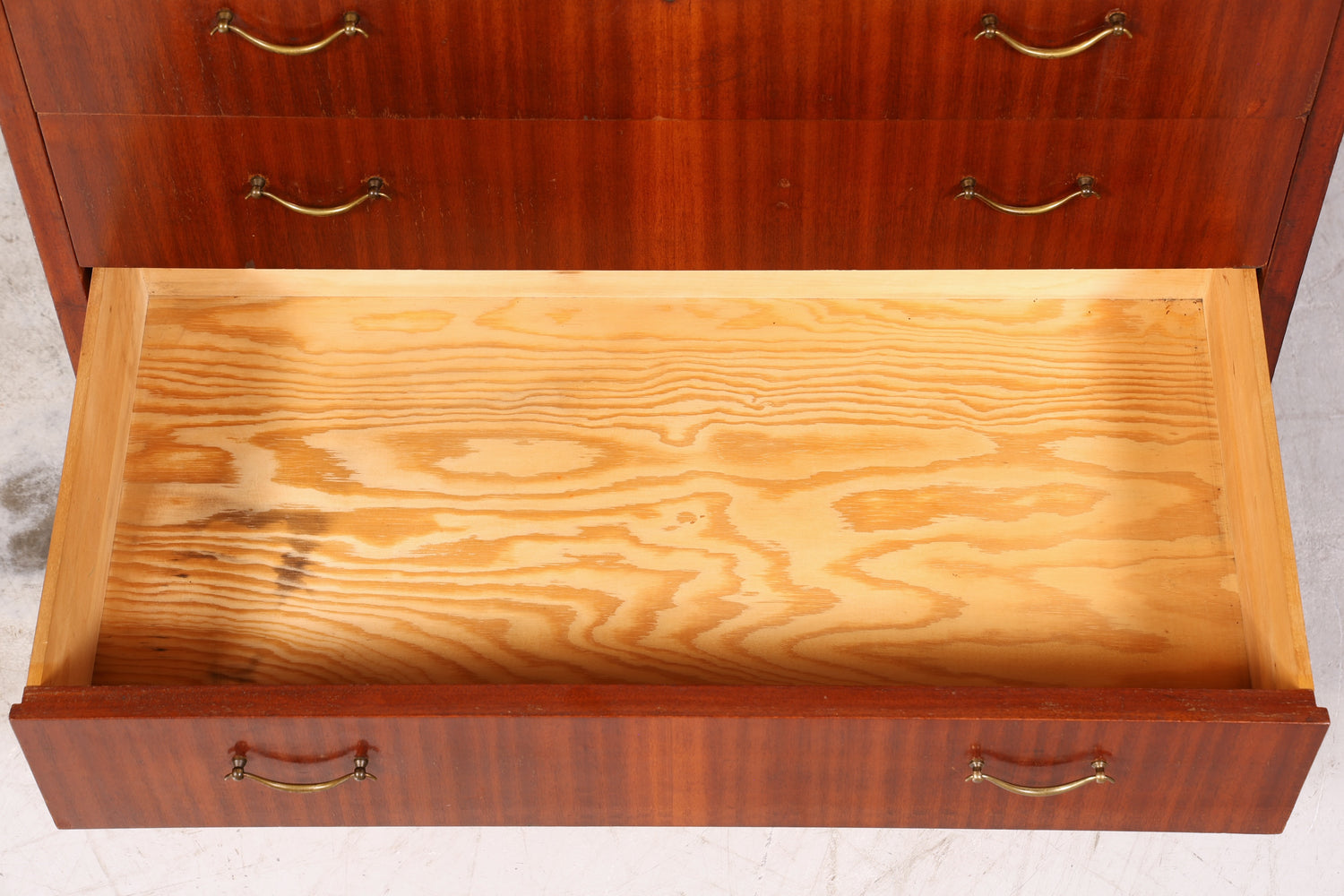 Traumhafter Mid Century Rollladen Sekretär Danish Design echt Holz Rollladen Kommode