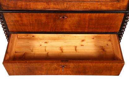Traumhafter Louis Philippe Sekretär Vertiko Biedermeier Kommode Schubladenkommode