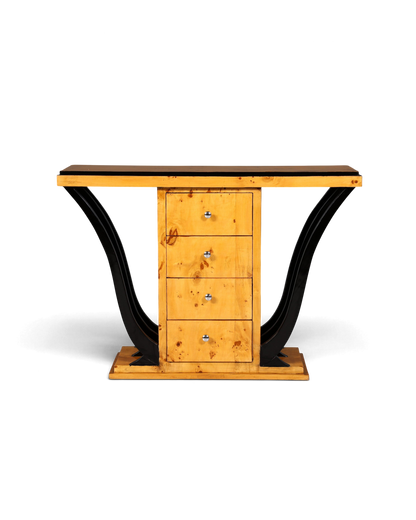 Edle Art Deco Design Wandkonsole Biedermeier Stil Sideboard Kommode