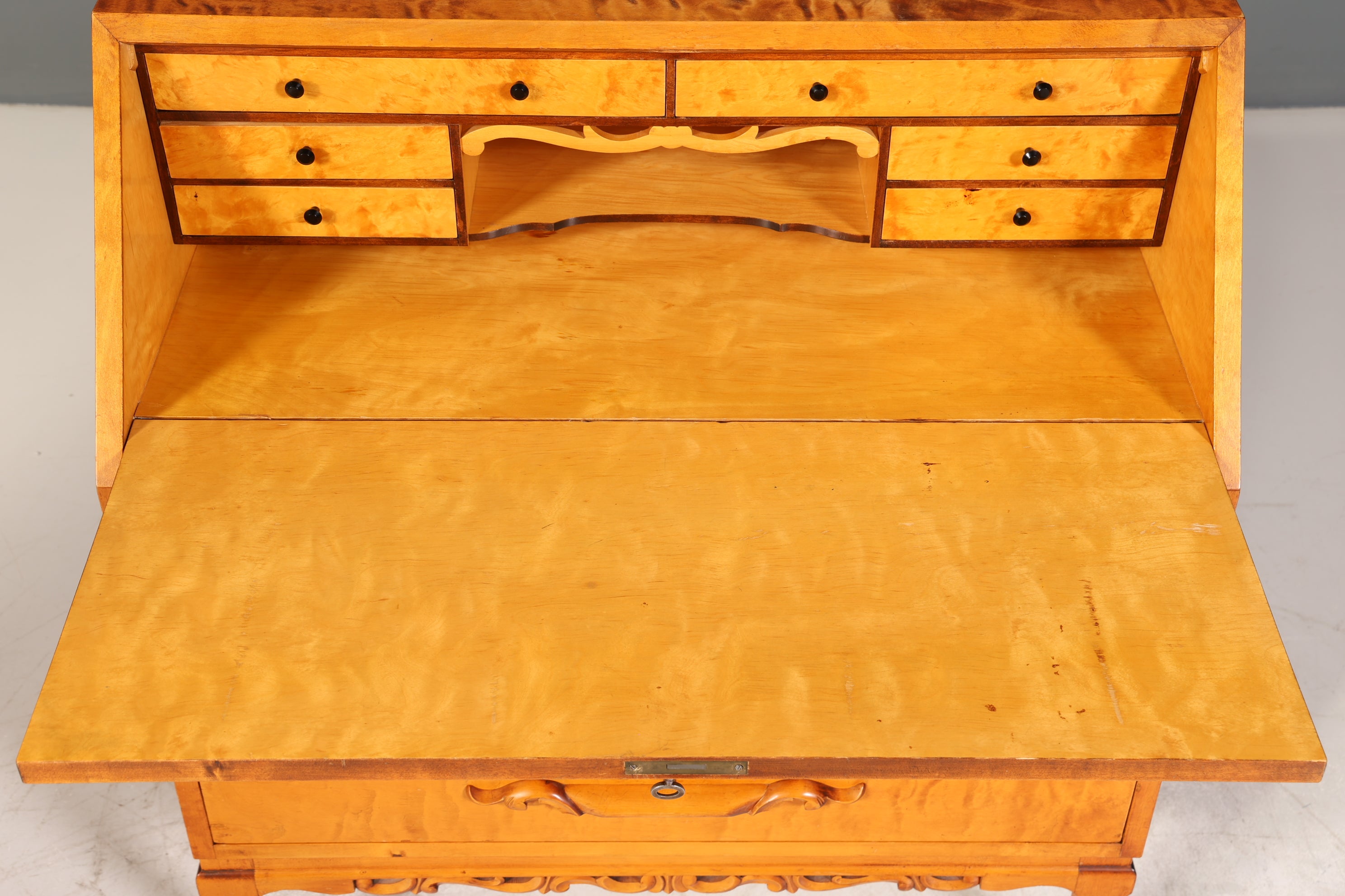 Traumhafter Sekretär um 1930 Büro Kommode echt Holz Sekretär Schreibtisch Kommode