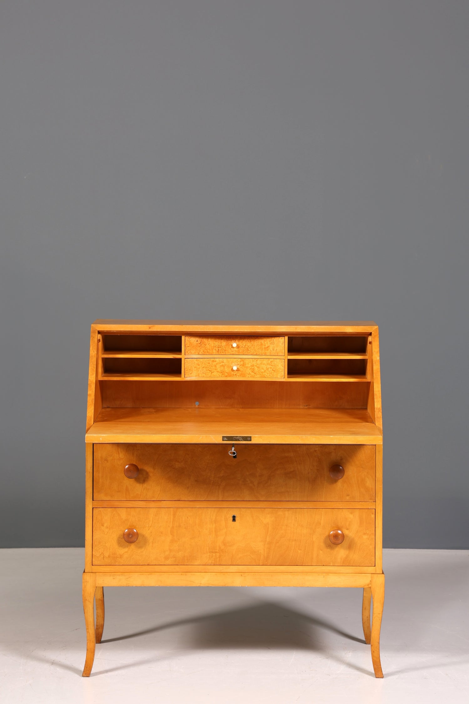 Wunderschöner Sekretär im Biedermeier Stil um 1930 Schreibmöbel echt Holz Kommode