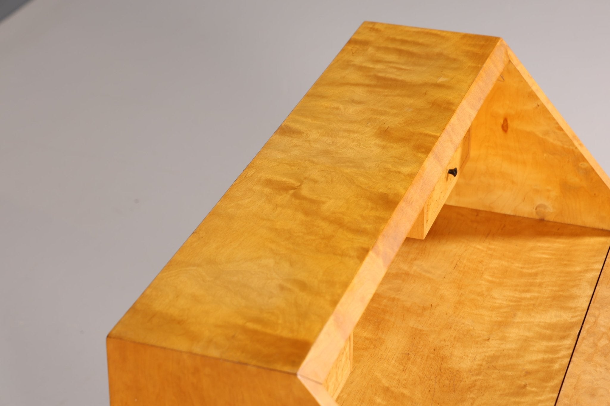 Edler Sekretär um 1930 Büro Kommode Kirschholz Sekretär Schreibtisch Kommode