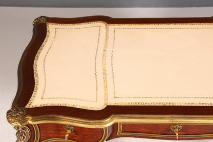 G078 Finish - Louis XV Barock Schreibtisch usw. Messing Zarge, Preis muss ich noch recherchieren