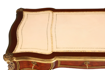 G078 Finish - Louis XV Barock Schreibtisch usw. Messing Zarge, Preis muss ich noch recherchieren