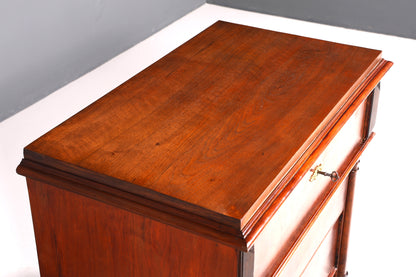 Edle Gründerzeit Kommode Louis Philippe Schubladen Kommode Vertiko Sideboard um 1880
