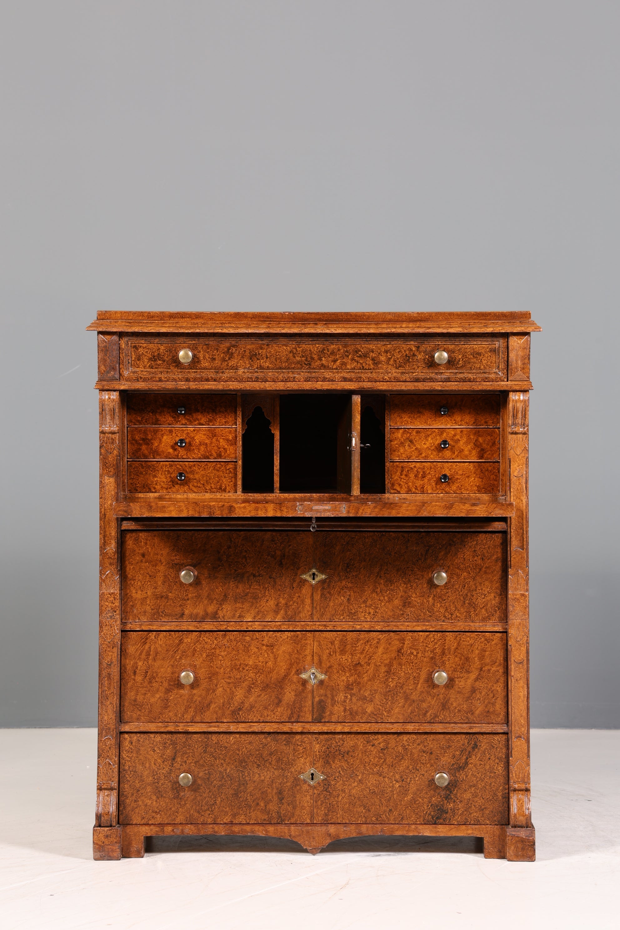 Wunderschöner Antik Sekretär um 1900 Kommode Vertiko Bürokommode Schreibtisch