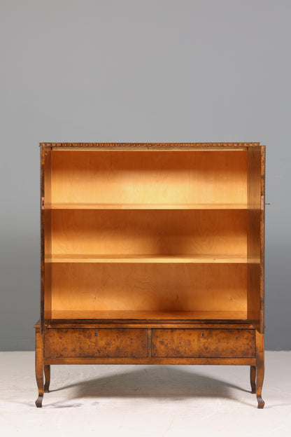 Stilvoller Chippendale Schrank Barock Stil Vertiko Highboard Antik 50s 60s Kommode