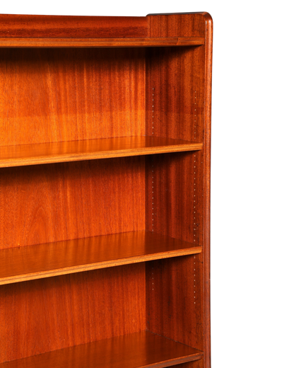 G088 Finish cm Schlichtes Mid Century Regal Vintage Bücherregal Schrank Buchablage 60s Bookshelf