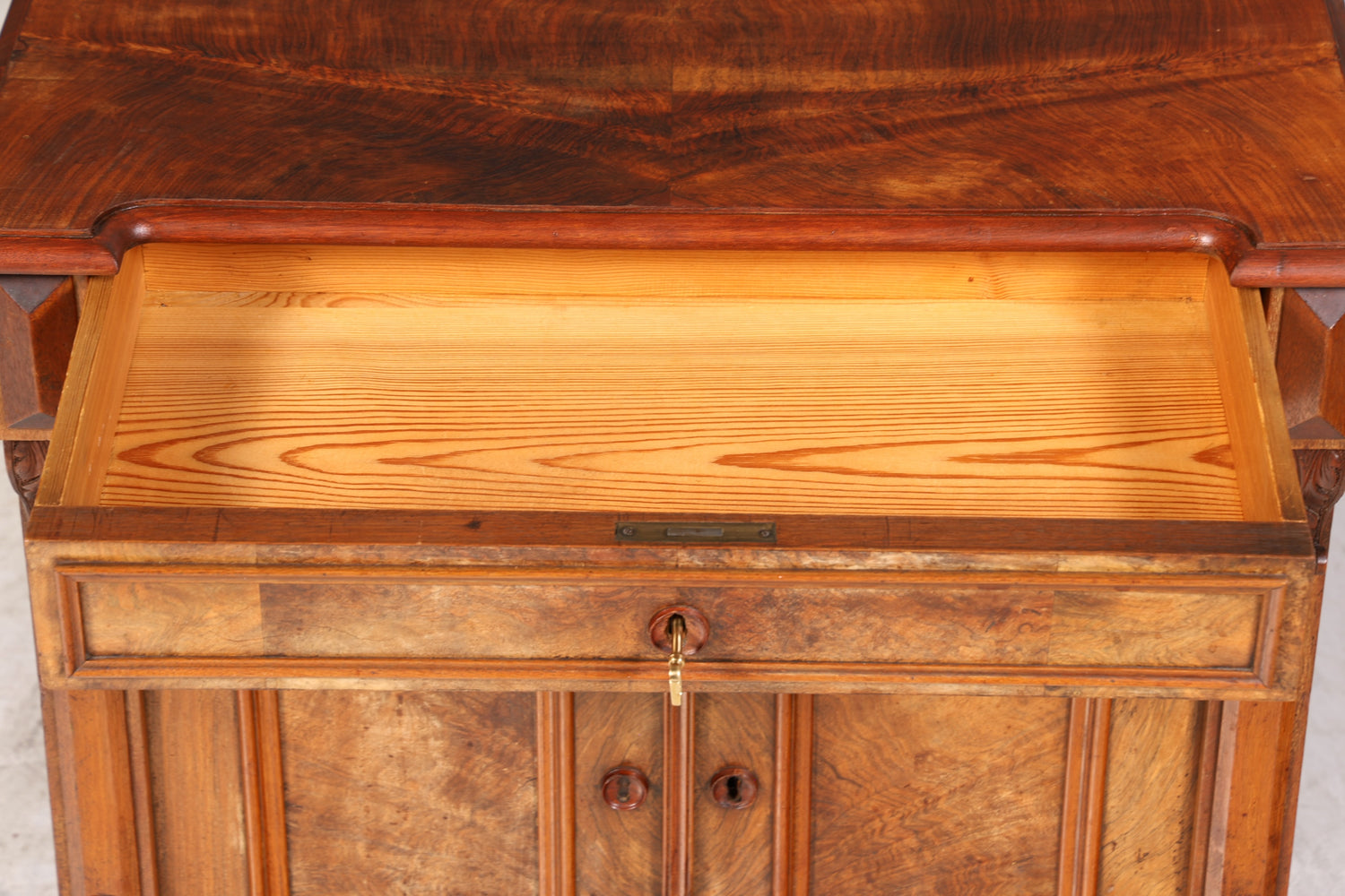 Wunderschöner Louis Philippe Schrank um 1890 Antik Gründerzeit Kommode Sideboard