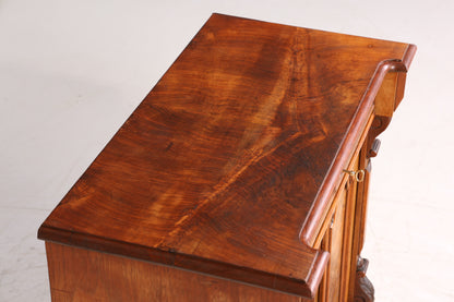 Wunderschöner Louis Philippe Schrank um 1890 Antik Gründerzeit Kommode Sideboard