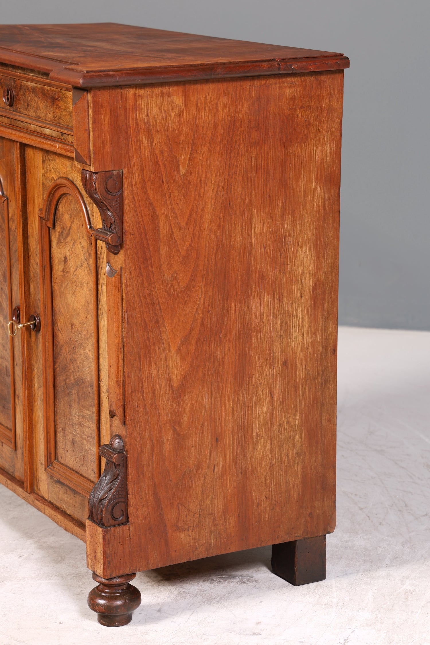 Wunderschöner Louis Philippe Schrank um 1890 Antik Gründerzeit Kommode Sideboard