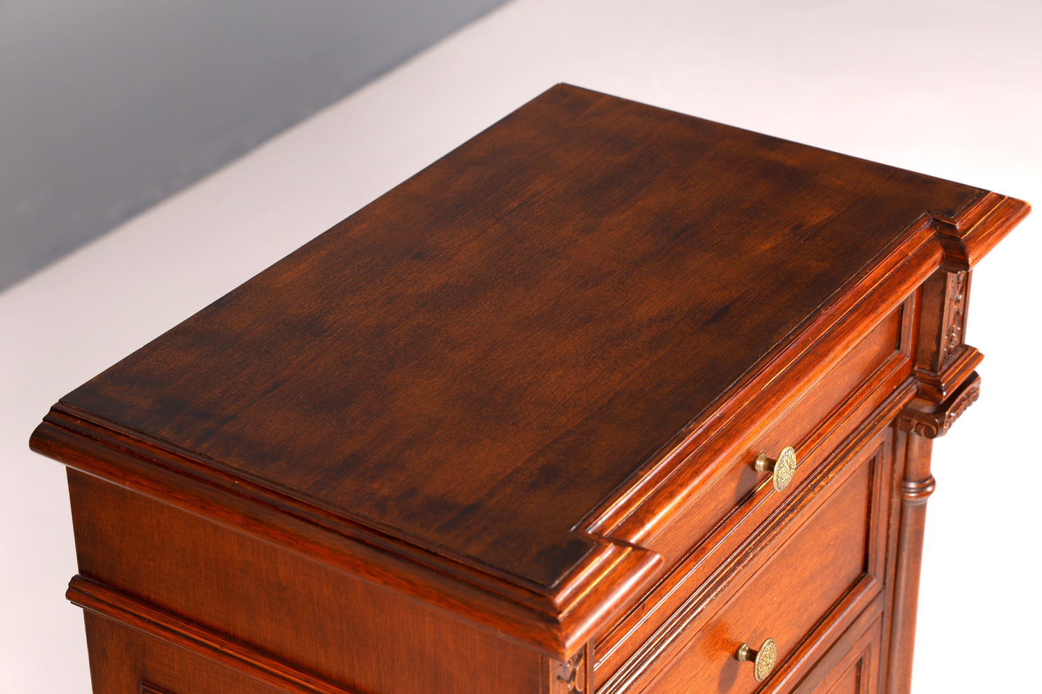 G089 Finish cm SELVA Wunderschöne Englische Kommode Holz TV Schrank Antik Sideboard