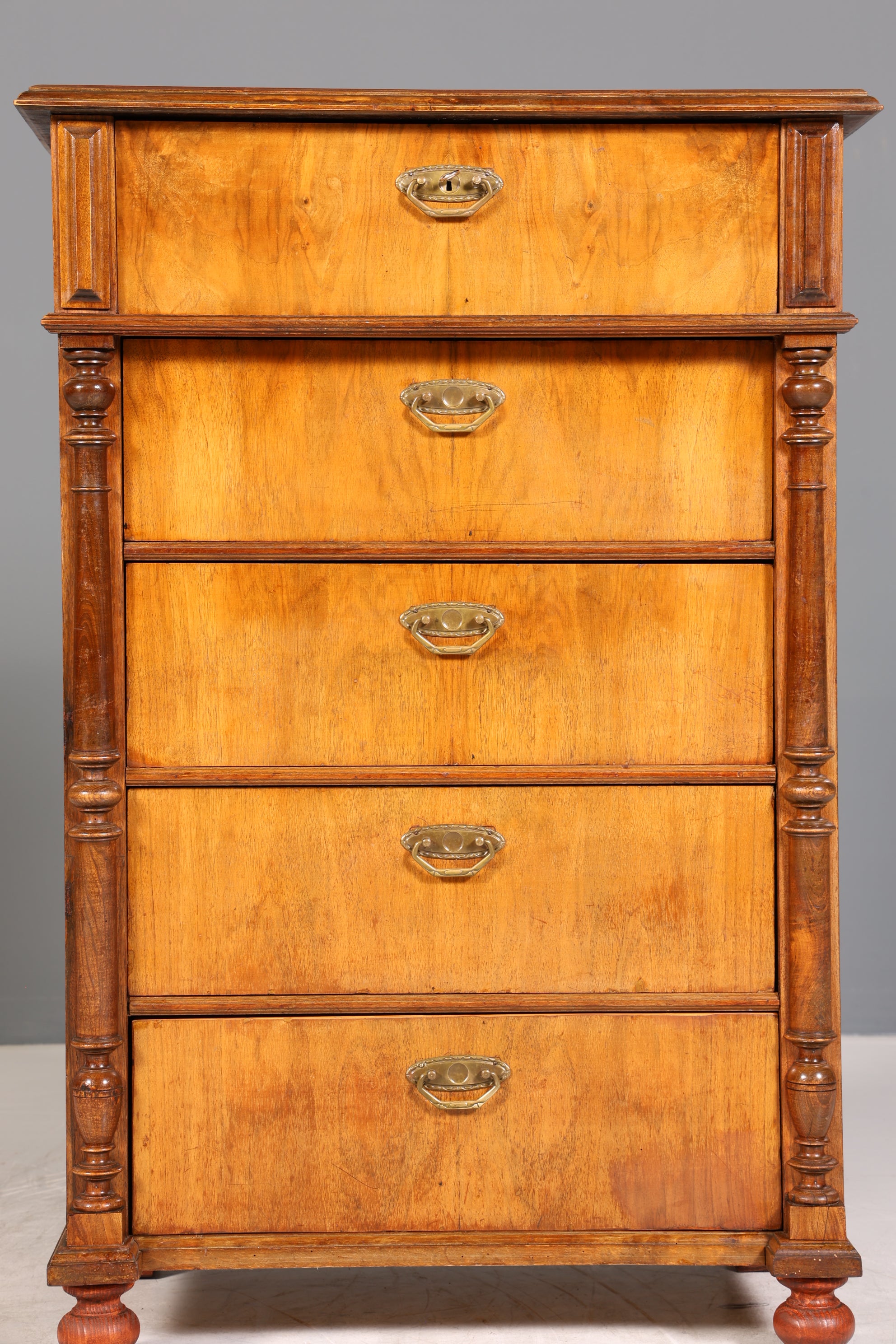 Stilvolle Gründerzeit Kommode Jugendstil Schubladenkommode Antik Wäschekommode Vertiko