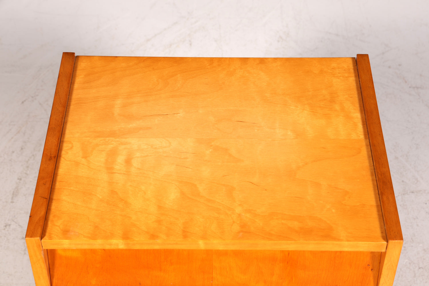 Schlichte Mid Century Kommode Vintage Klappschränkchen Danish Design Nachttisch 1 von 2