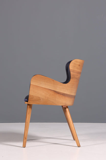 Wunderschöner Stuhl &quot;León Blue&quot; im Chesterfield Stil Armlehnstuhl Esszimmerstuhl Küchenstuhl Bürostuhl