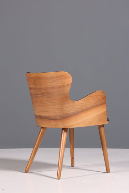 Wunderschöner Stuhl &quot;León Blue&quot; im Chesterfield Stil Armlehnstuhl Esszimmerstuhl Küchenstuhl Bürostuhl