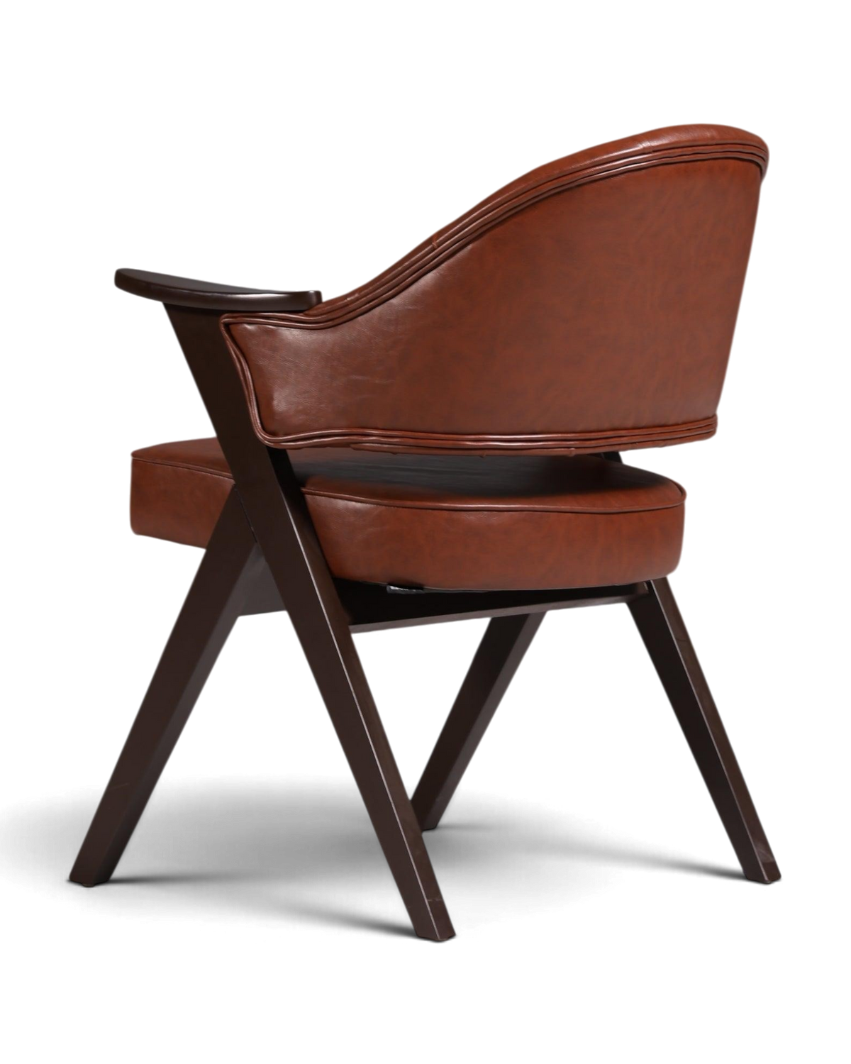 Luxuriöser "Manchester Brown" Stuhl Armlehnstuhl Bürostuhl Chesterfield Stil Esszimmerstuhl Lounge Stuhl