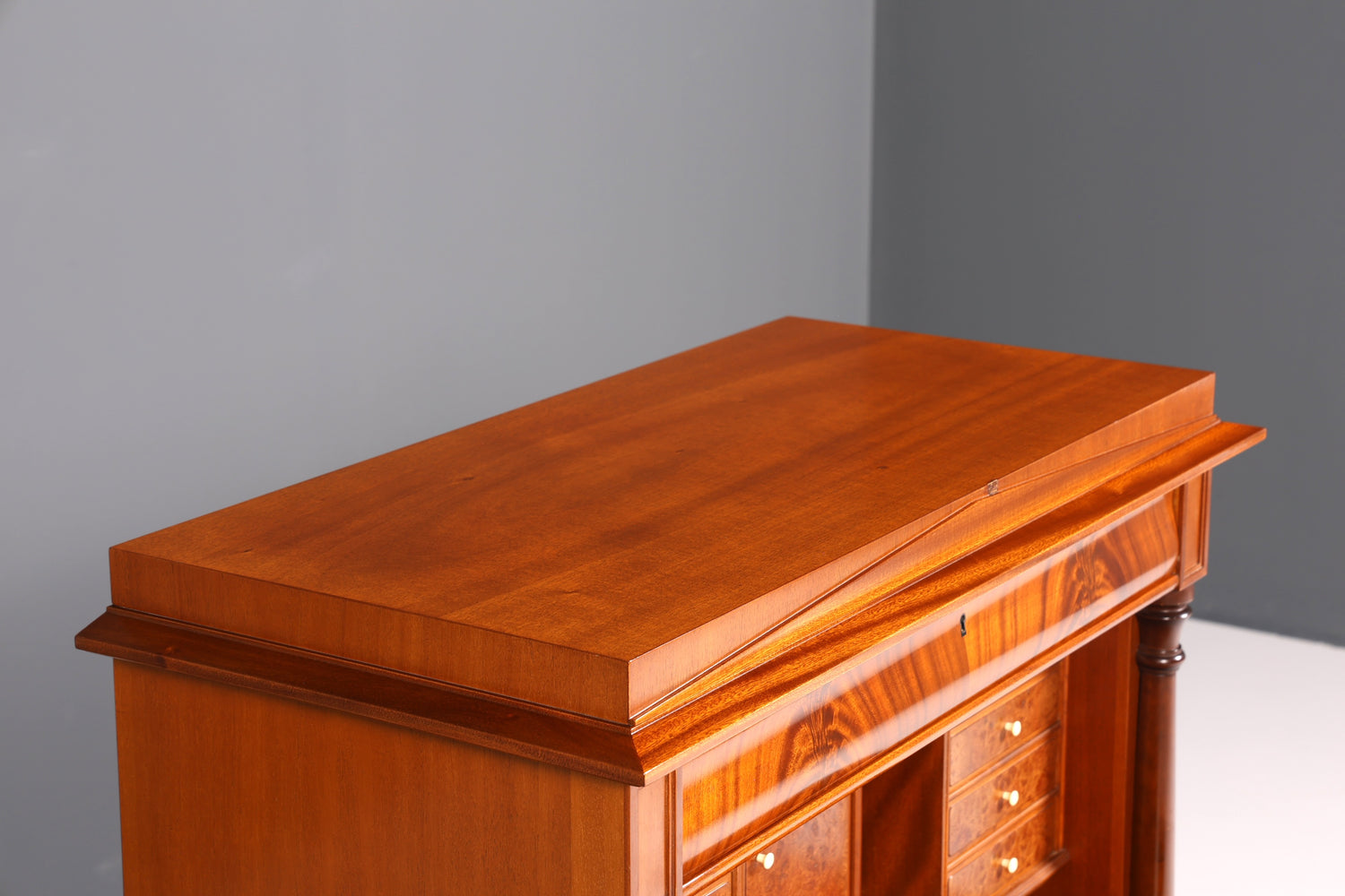 Stilvoller Original Biedermeier Sekretär um 1860 Englisch Kommode Antik Bürokommode