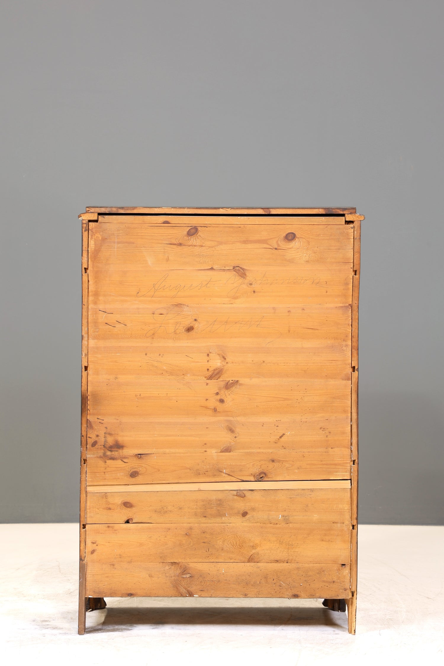 Stilvoller Gründerzeit Sekretär Vertiko Nussbaum Jugendstil Highboard Kommode um 1880