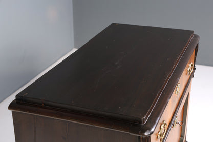 Stilvoller Gründerzeit Sekretär Vertiko Nussbaum Jugendstil Highboard Kommode um 1880