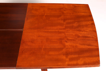 Schlichter Mid Century Esstisch ausziehbar Vintage Tisch Retro Küchentisch Esszimmertisch Holz 60s