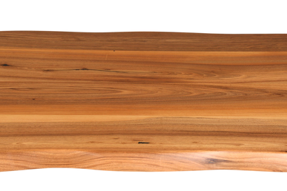 Beeindruckender Nussbaum Tisch 180cm-95cm Esszimmer Tisch Baumkanten Platte massiv Holz Küchentisch