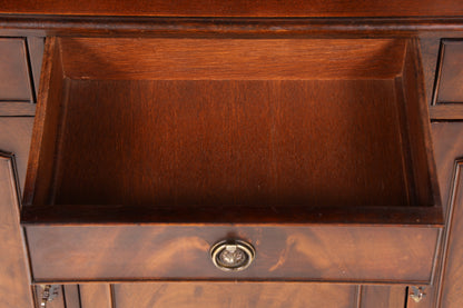 Stilvolle Englische Vitrine Bibliothek Bücherschrank UK Buffet Schrank 60s Jahre