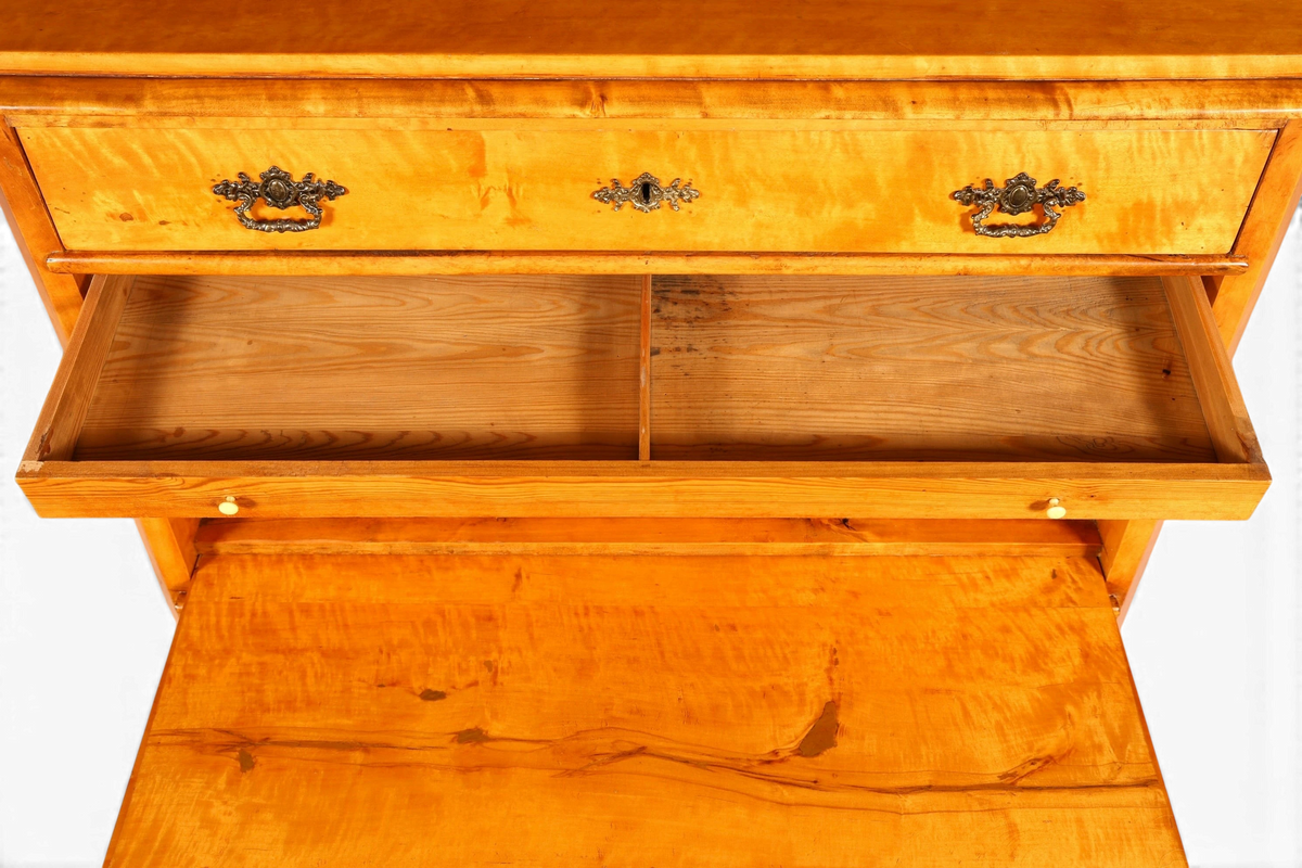 G106 Finish cm Wunderschöner Gründerzeit Sekretär Kommode Jugendstil Schubladenkommode Antik Vertiko