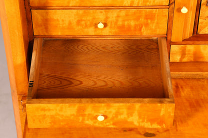 G106 Finish cm Wunderschöner Gründerzeit Sekretär Kommode Jugendstil Schubladenkommode Antik Vertiko