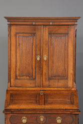 Beeindruckender Biedermeier Sekretär Louis Seize Aufsatzsekretär um 1810 Schreibkommode Büroschrank Kommode