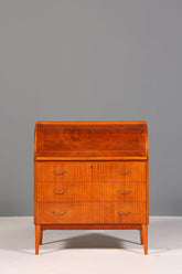 Wunderschöner Mid Century Rollladen Sekretär echt Holz Büro Schrank Vintage Schreibkommode